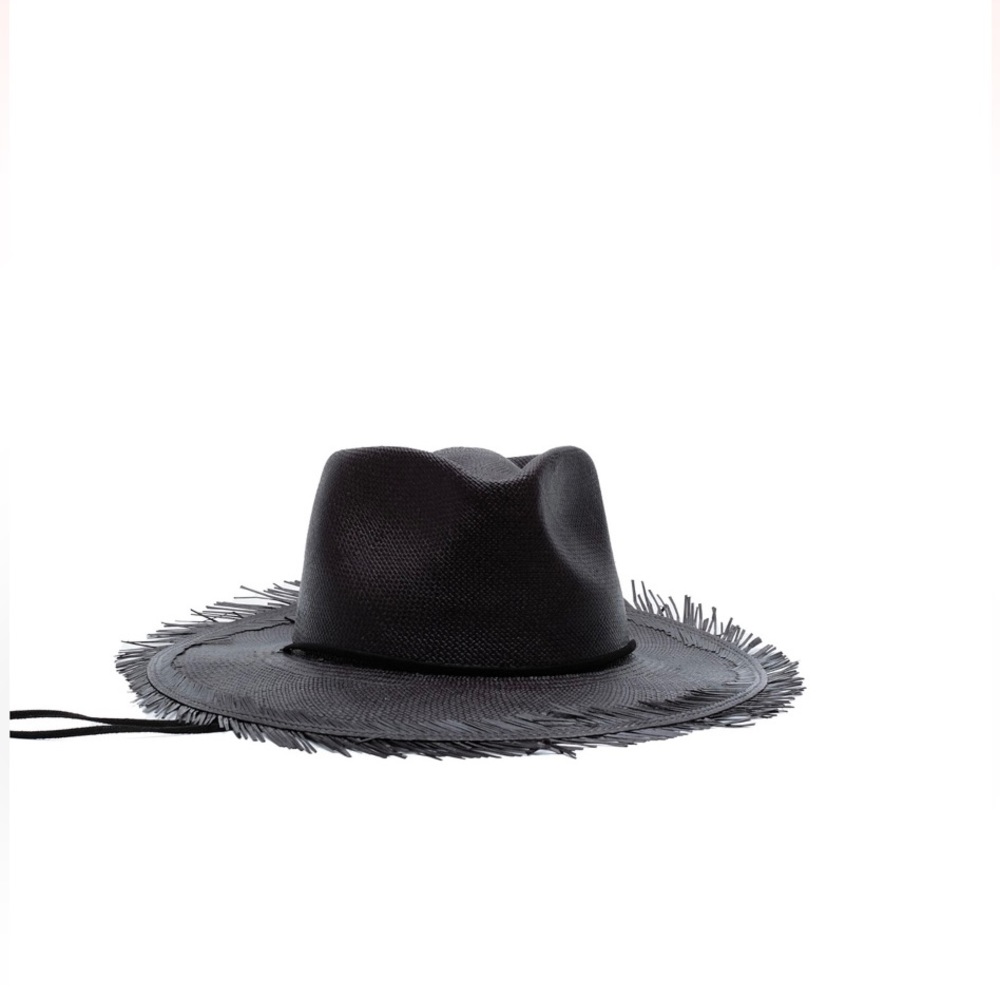 MODERN MONARCHIE Frayed Brim UPF 50+ Straw Panama Hat
